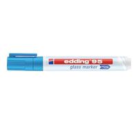 Edding 95 4-95010 Marqueur pour verre bleu clair 1.5 mm, 3 mm