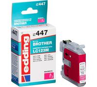edding EDD-447 cartouche d'impression magenta compatible avec brother LC-123M