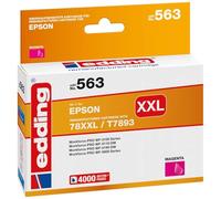 edding EDD-563 Cartouche d'encre individuelle Magenta 38 ML 4000 Pages Remplace Epson T78XXL (T7893)