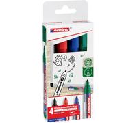 Edding 4-360-4-2 Set de marqueurs pour tableau blanc noir, bleu, rouge, vert 1 pc(s)