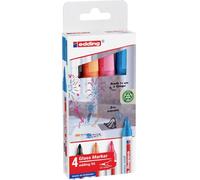 Edding EDDING - 95 Glasboardmarker farbsortiert 1.0 - 5.0 mm 4 St. 4-95-4-2 Marqueur pour verre