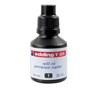 edding T 25 refill ink permanent marker - red -30 ml - avec système de distribution de gouttes, pour recharger rapidement presque tous les marqueurs permanents edding.