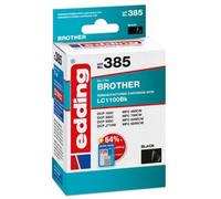 Edding Encre remplace Brother LC-1100BK compatible noir EDD-385 18-385