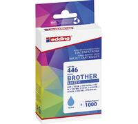 Edding Encre remplace Brother LC-123C compatible cyan EDD-446 18-446-01