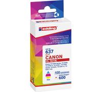 Edding Encre remplace Canon CL-561XL compatible pack bundle cyan, magenta, jaune EDD-637 18-637
