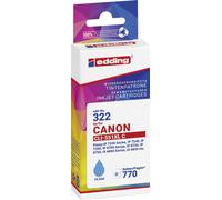 Edding Encre remplace Canon CLI-551XL compatible cyan EDD-322 18-322-01