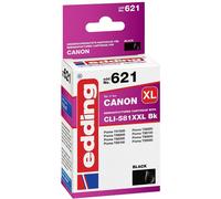 Edding Encre remplace Canon CLI-581BK XXL compatible noir EDD-621 18-621