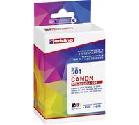Edding Encre remplace Canon PGI-525+CLI-526 compatible pack bundle noir, cyan, magenta, jaune EDD-501 18-501-01