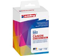 Edding Encre remplace Canon PGI-550XL+CLI-551XL Compatible Pack Bundle Noir, Noir Photo, Cyan, Magenta, Jaune EDD-502 1