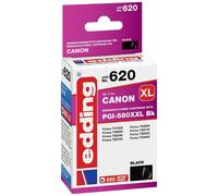 Edding Encre remplace Canon PGI-580BK XXL compatible noir EDD-620 18-620