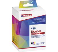 Edding Encre remplace Canon PGI-5BK+CLI-8CMY compatible noir, cyan, magenta, jaune EDD-410 18-410-01