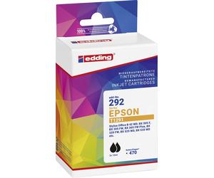 Edding Encre remplace Epson 2x T1291 compatible paquet de 2 noir EDD-292 18-292-01