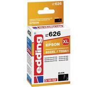 Edding Encre remplace Epson 603XL, T03A1 compatible noir EDD-626 18-626
