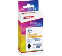 Edding Encre remplace Epson 604XL, T10H1 compatible noir EDD-720 18-720