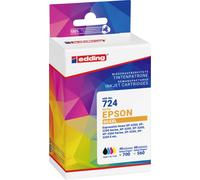 Edding Encre remplace Epson 604XL, T10H1 compatible pack bundle noir, cyan, magenta, jaune EDD-724 18-724