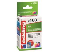 Edding 18-163 Cartouche d'encre individuelle EDD-163 remplaçant le modèle HP 22 C9352AE, trois couleurs
