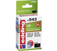 Edding Encre remplace HP 302XL, F6U68AE compatible noir EDD-543 18-543