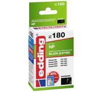 Edding Encre remplace HP 338, C8765EE compatible noir EDD-180 18-180