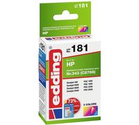 Edding Encre remplace HP 343, C8766EE compatible couleur EDD-181 18-181