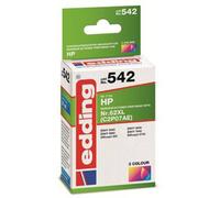 Edding Encre remplace HP 62XL, C2P07AE compatible cyan, magenta, jaune EDD-542 18-542
