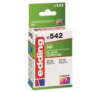 Edding Encre remplace HP 62XL, C2P07AE compatible cyan, magenta, jaune EDD-542