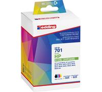 Edding Encre remplace HP 912XL, 3YL84AE compatible pack bundle noir, cyan, magenta, jaune EDD-701 18-701