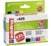 Edding Encre remplace HP 920, 920XL compatible pack bundle noir, cyan, magenta,