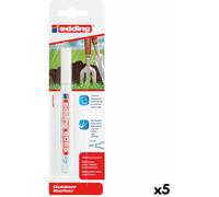 Edding - Feutre edding 8055 outdoor 1-2mm blist1 blanc | 5 pièces