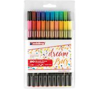 Edding Feutre Pointe Pinceau 1340 Etui De 20 Assortis 1-3 Mm