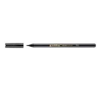 edding 1340 Feutre pointe pinceau - noir - 1 stylo - pointe de pinceau flexible - feutre pour la peinture, l'écriture et le dessin - carnets, mandalas, calligraphie, Unité