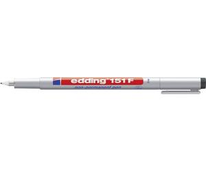 Edding Feutre pour transparent 151 F non-permanent pen 4-151001 noir