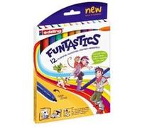 EDDING FUNTASTICS POCHETTE EN CARTON DE 12 FEUTRES DE COLORIAGE 1 MM COLORIS ASSORTIS G