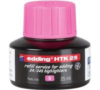 Edding HTK 25 Highlighter Recharge d'encre Rose 25 ml