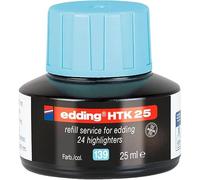 edding HTK25 Recharge d'encre pour surligneur Bleu pastel