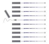 Edding Lot De 10 Feutres Pour Textiles 4600 Gris 1 Mm