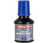 EDDING Lot de 10 Flacons 30ml Recharge D'encre Bleu BT 30 pour Marqueur Tableau Blanc