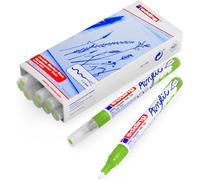 Edding Lot De 10 Marqueurs Acrylique 5300 Vert Jaune Pointe Fine 1-2 Mm