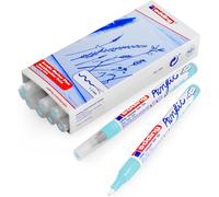 Edding Lot De 10 Marqueurs Acrylique Fin 5300 Bleu Pastel 1-2 Mm