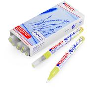 Edding Lot De 10 Marqueurs Acrylique Fin 5300 Jaune Fluorescent 1-2 Mm