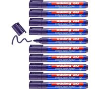 Edding Lot De 10 Marqueurs Papier Encre Brillante 30 Violet 1,5-3 Mm