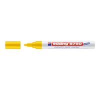 edding Marqueur peinture 8750 Industry – pointe ronde 2-4 mm, jaune, lot de 10