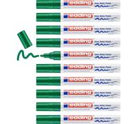 Edding Lot De 10 Marqueurs Peinture Brillante 750 Vert 2-4 Mm