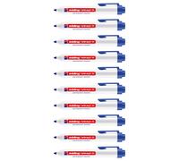 Edding Lot De 10 Marqueurs Permanent Retract 11 Bleu 1,5-3 Mm