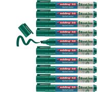 Edding Lot De 10 Marqueurs Pour Chevalets 32 Vert 1-5 Mm