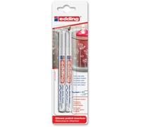 edding Lot de 10 marqueurs vernis brillant 751 Creative sous blister blanc
