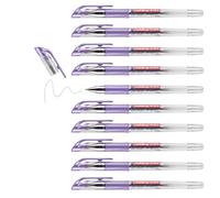 Edding Lot De 10 Rollers À Encre Gel 2185 Violet Métallisé 0,7 Mm