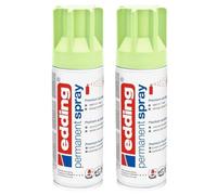 EDDING Lot de 2 Sprays Peinture Permanente 200ml Indoor/Outdoor Vert Pastel
