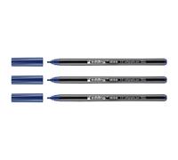 Edding Lot De 3 Feutres Calligraphie 1255 Bleu Acier (2.0) 2 Mm
