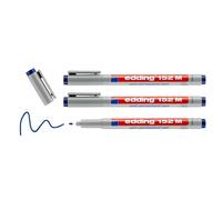 Edding Lot De 3 Feutres Non Permanent 152 M Bleu 1 Mm