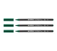 Edding Lot De 3 Feutres Pinceau Porcelaine 4200 Vert 1-4 Mm